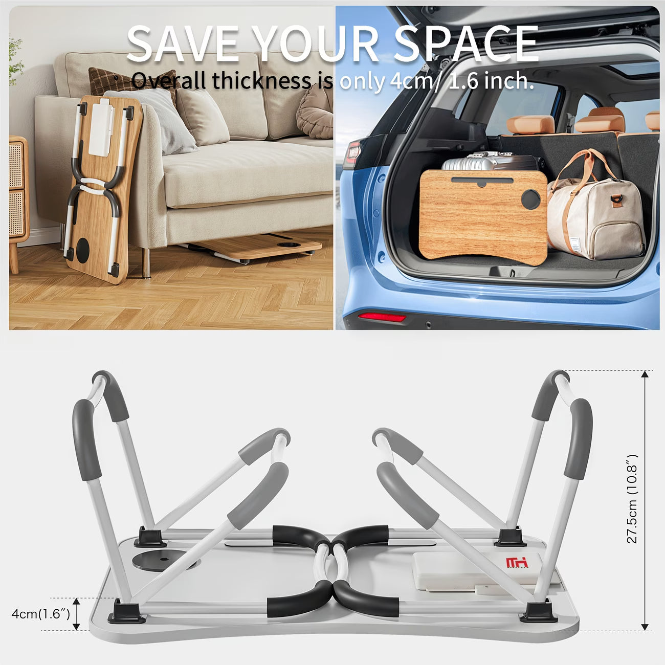 Portable Foldable Laptop Bed Desk – Fast 2-Day Delivery 🚚