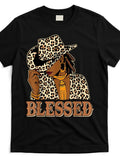 🤎 Blessed Cowgirl Women’s Graphic T-Shirt 🤎