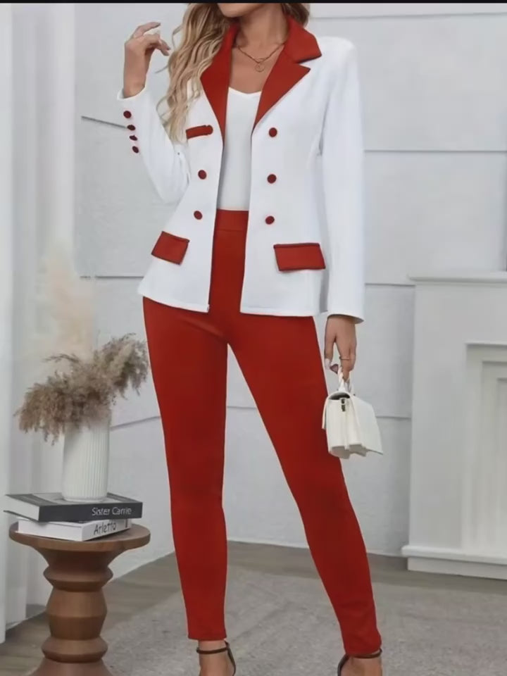 Elegant Women’s Casual Office Commuting Suit
