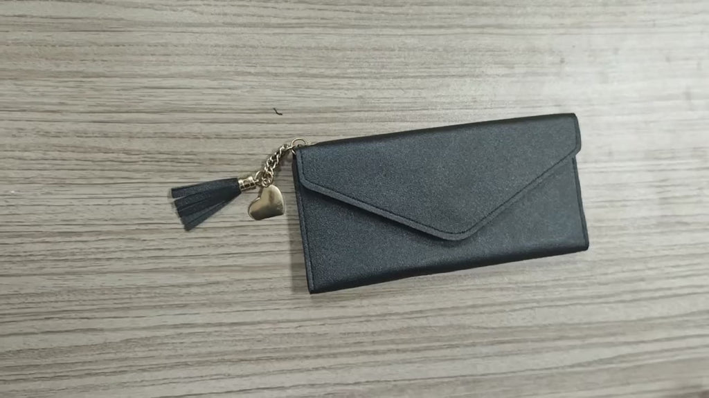 Personalized Faux Leather Wallet & Card Holder for Women